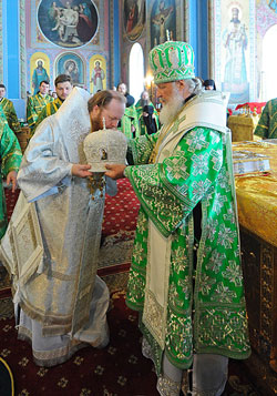 Хиротония архимандрита Саввы (Михеева) во епископа Воскресенского, викария Московской епархии