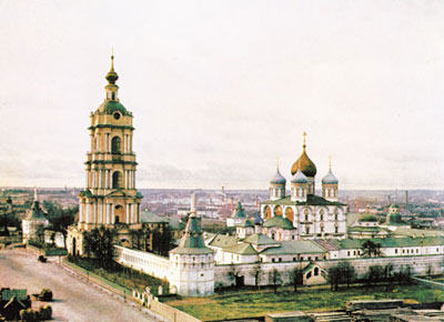 Вид Новоспасского монастыря в начале XX века